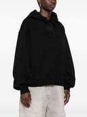 Alexander Wang Essential Terry Hoodie con logo di vernice