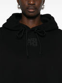Alexander Wang Essential Terry Hoodie con logo di vernice