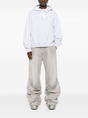Alexander Wang Essential Terry Hoodie con logo di vernice