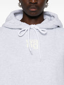 Alexander Wang Essential Terry Hoodie con logo di vernice