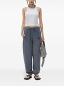 شعار Alexander Wang Essential Terry Classic Sweatpant منتفخ الطلاء