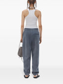 شعار Alexander Wang Essential Terry Classic Sweatpant منتفخ الطلاء