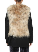 Becagli depuis 1994 gilet de fourrure de mohair