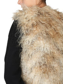 Becagli depuis 1994 gilet de fourrure de mohair