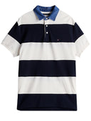 Tommy Hilfiger Polo entspannte Rugby -Linien