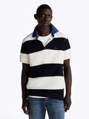 Tommy Hilfiger Polo entspannte Rugby -Linien