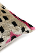 Les Ottomans Silk Velvet Cushion (Single Sided)