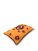 Les Ottomans Eye Cotton Embroidered Cushion