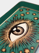 Les Ottomans Emerald Eye peint à la main