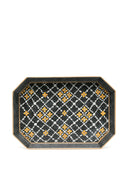 Les Ottomans Hand Painted Iron Tray Maiolica