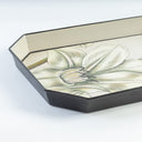 Les Ottomans Hand Painted Iron Tray Flowers