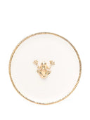 Piatto in ceramica Les Ottomans Animals Golden Animals