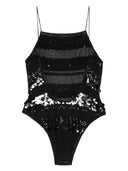 Dare paillettes Stripe Maillot