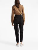 Prada Prada High Waist Skinny Cut Trousers