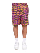 Versace Shorts With La Greca Print