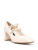 Carel Paris Alice Nude Patent Leather
