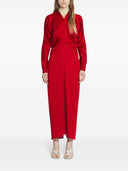 Lanvin Draped Axted Abito