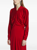 Lanvin Draped Axted Abito