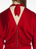 Lanvin Draped Axted Abito