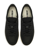 Autry Easeknit Low Man Knit/Leat Blk/Ivory