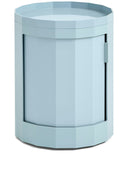Hay Facet Cabinet Incl. Feet And Castors Low Misty Blue