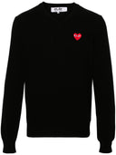 Comme Des Garçons Play Sweater Red Emblem Knit
