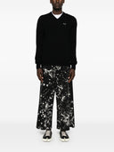 Comme Des Garçons Play Sweater Black Emblem Knit