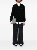 Comme Des Garçons Play Sweater Black Emblem Knit