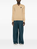 Comme Des Garçons Play Sweater Black Emblem Knit