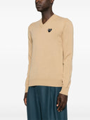 Comme Des Garçons Play Sweater Black Emblem Knit