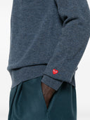 Comme Des Garçons Play Sweater Small Red Emblem Knit