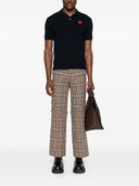 Comme des Garçons spielen T -Shirt Red Emblem Strick