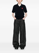 Comme des Garçons spielen T -Shirt Red Emblem Strick