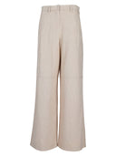 Max Mara S Pantalone Tessuto 100% Cotone