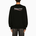 Balenciaga Black Political Campaign Crew Jersey