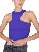 Top blanc hors du logo en relief