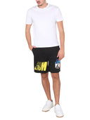 Market Bermuda With Logo Print