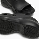 Balenciaga Pool Crocs Sandalia de goma negra