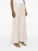 Forte Forte Mercerized Cotton Twill Flared Pants