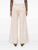 Forte Forte Mercerized Cotton Twill Flared Pants