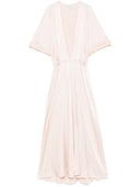 Forte Forte Silk Satin Abito a mezza manica