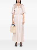 Forte Forte Silk Satin Abito a mezza manica