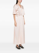 Forte Forte Silk Satin Abito a mezza manica