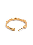 Forte Forte Small Hoop Sculpture Earrings