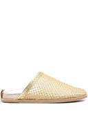 Forte Forte Strass Mesh Flat Sabot