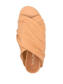 Forte Forte Leder gekreuzt flache Sandalen