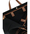 Elisabetta Franchi Black Tote Bag With Logo