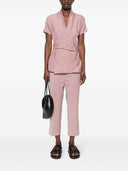 Rick Owens Pressed Creased Wool Trousers