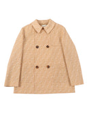 Fendi Jr Giacca Ff Canvas