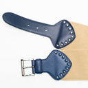 Prada Ceinture en cuir Saffiano Prada Beige Bleu